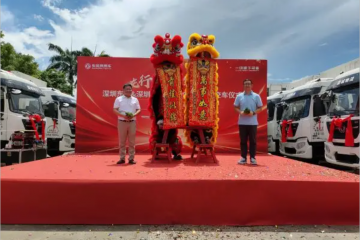 龍行天下 以客為先 龍擎捷報(bào)！30臺東風(fēng)天錦KR交付深圳國城