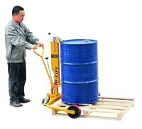 無(wú)錫虎力DTW250型0.25噸液壓式油桶搬運(yùn)車