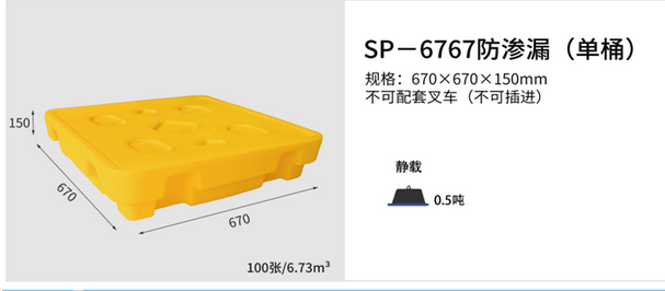 托盤(pán)廠家 單桶防滲漏托盤(pán) 化學(xué)品防泄漏托盤(pán)圖片