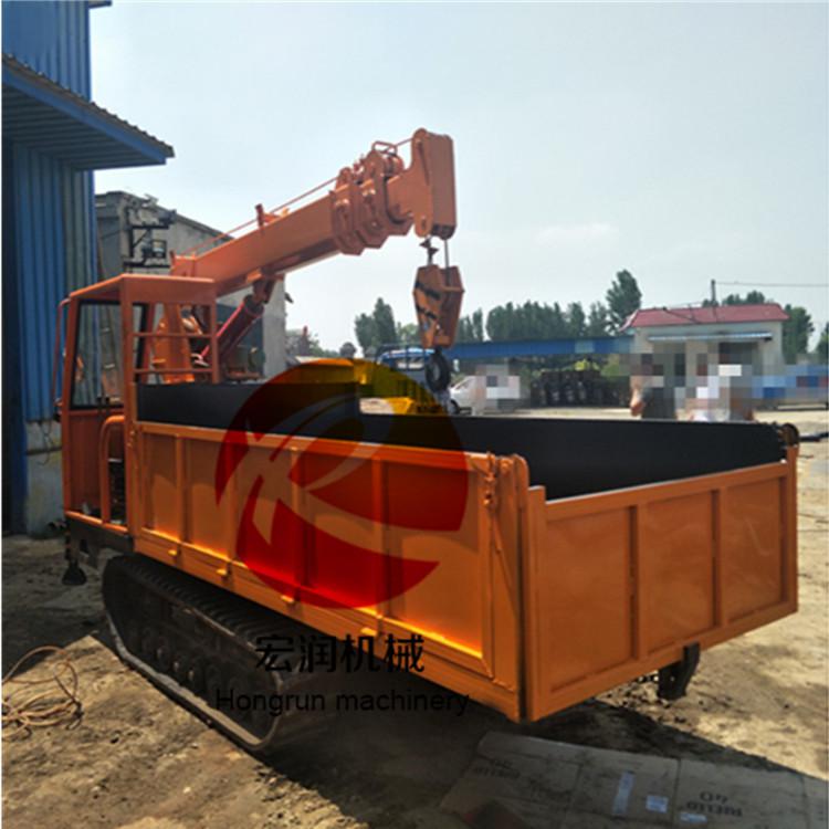 全新小型履帶自卸車 山地林木履帶隨車吊
