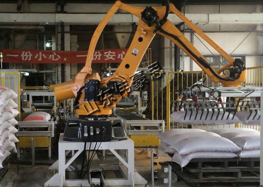 江蘇機(jī)器人拆垛設(shè)備廠家 供應(yīng)活性炭自動(dòng)卸垛機(jī)