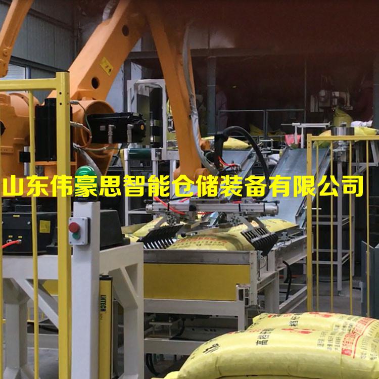雞飼料碼垛機(jī)器人非標(biāo)定制 全自動碼垛機(jī)廠家直供
