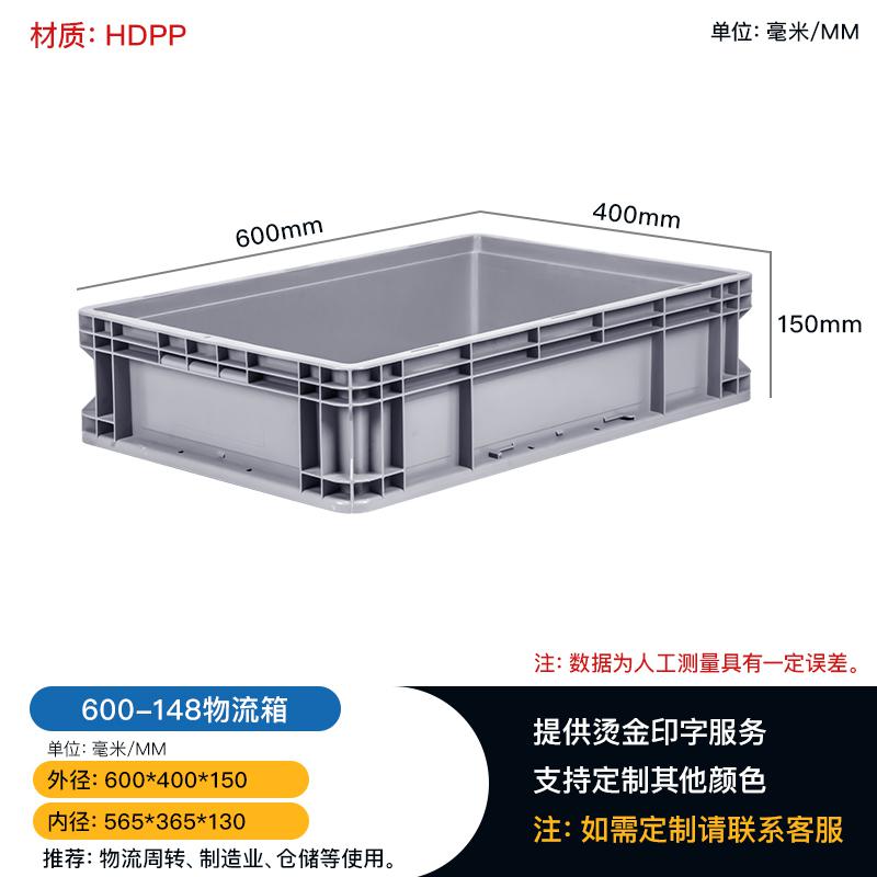重慶巫溪物流周轉箱百貨零件存放可堆疊加厚2#箱歐式物流箱