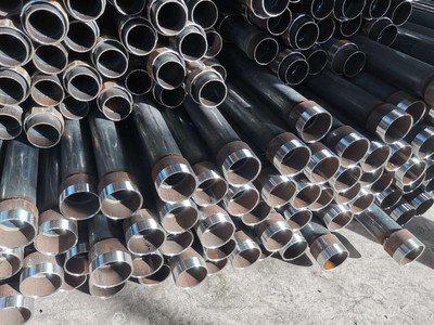 加工57*3.5mm鉛壓式聲測管 產品支持定制生產配送到工地